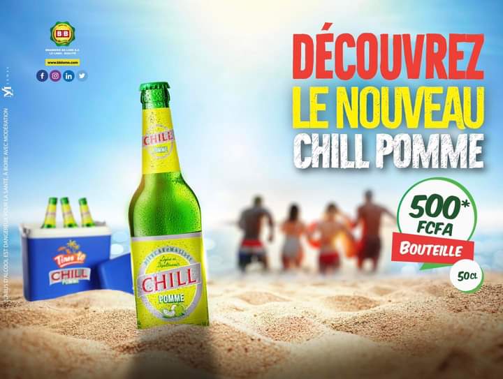 BB Lomé : Chill Pomme, la nouvelle bière aromatisée sur le marché !